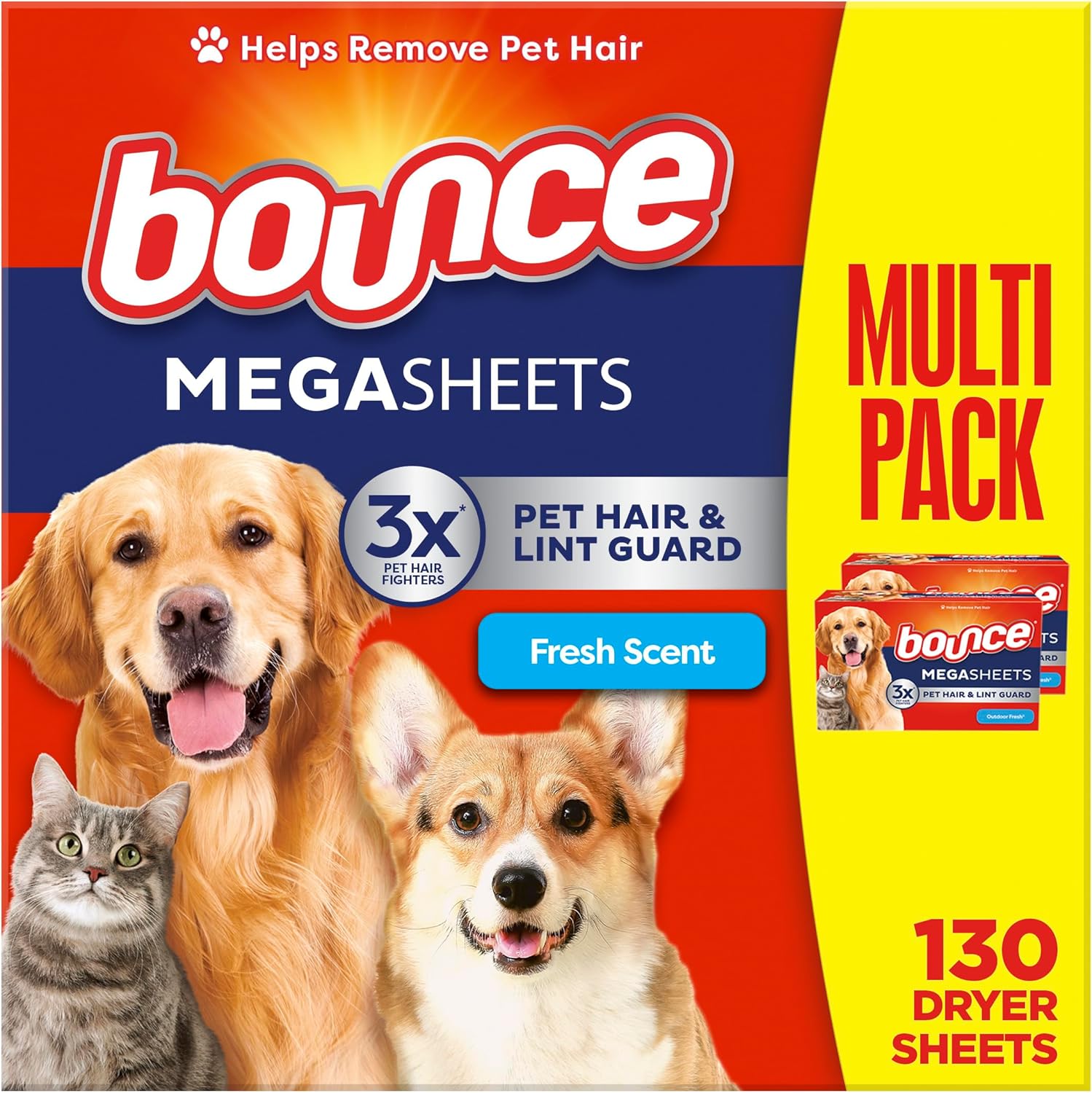 Bounce Pet Hair and Lint Guard Mega Dryer Sheets Review