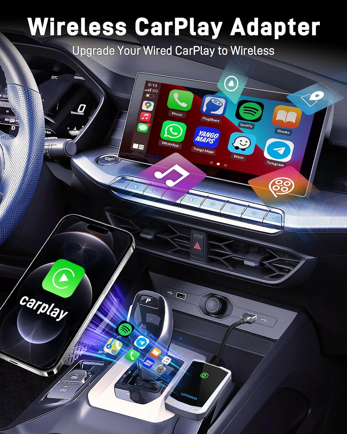 Wireless CarPlay Adapter for iPhone Review