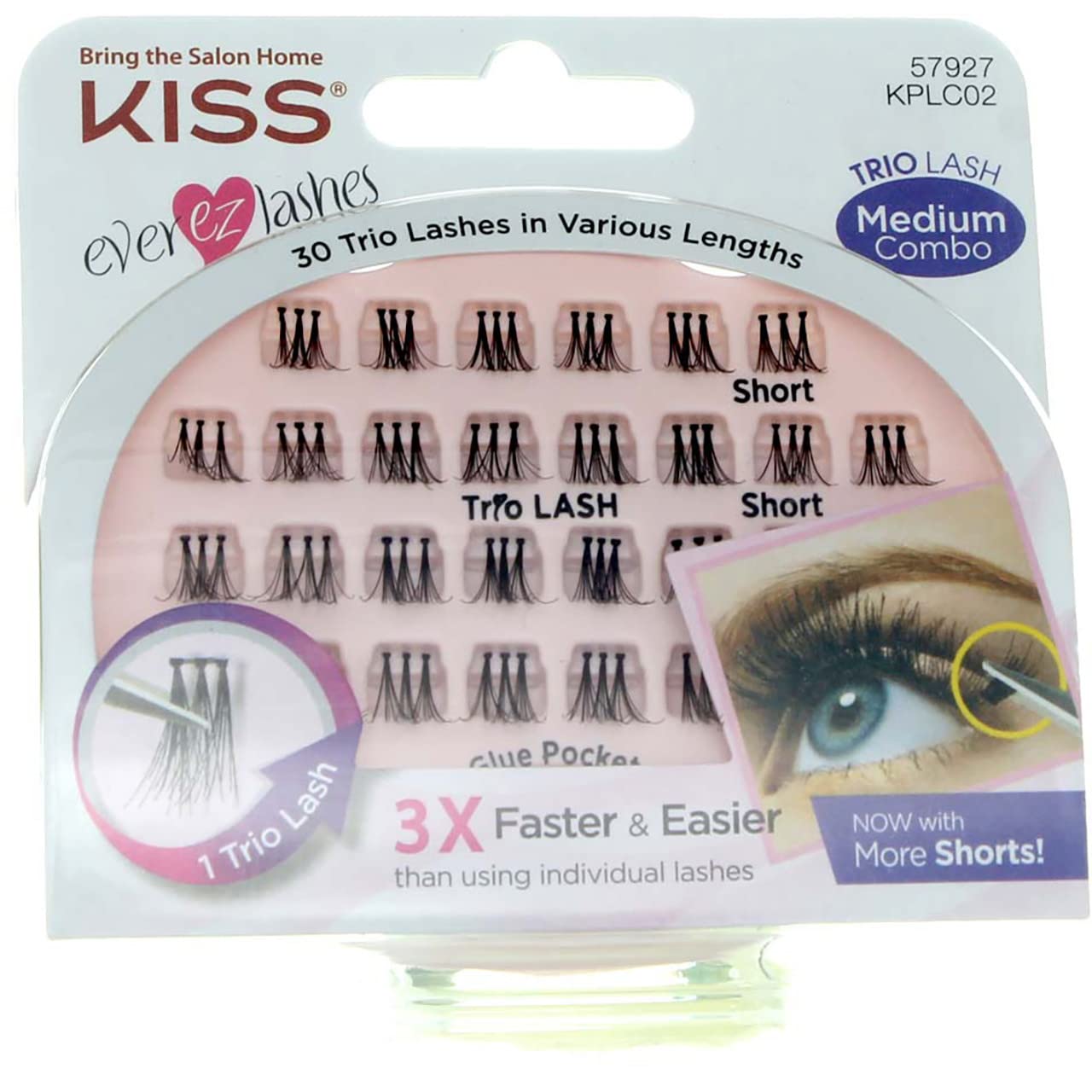 Kiss Ever-Ez Trio Lashes Medium Combo (2 Pack) Review